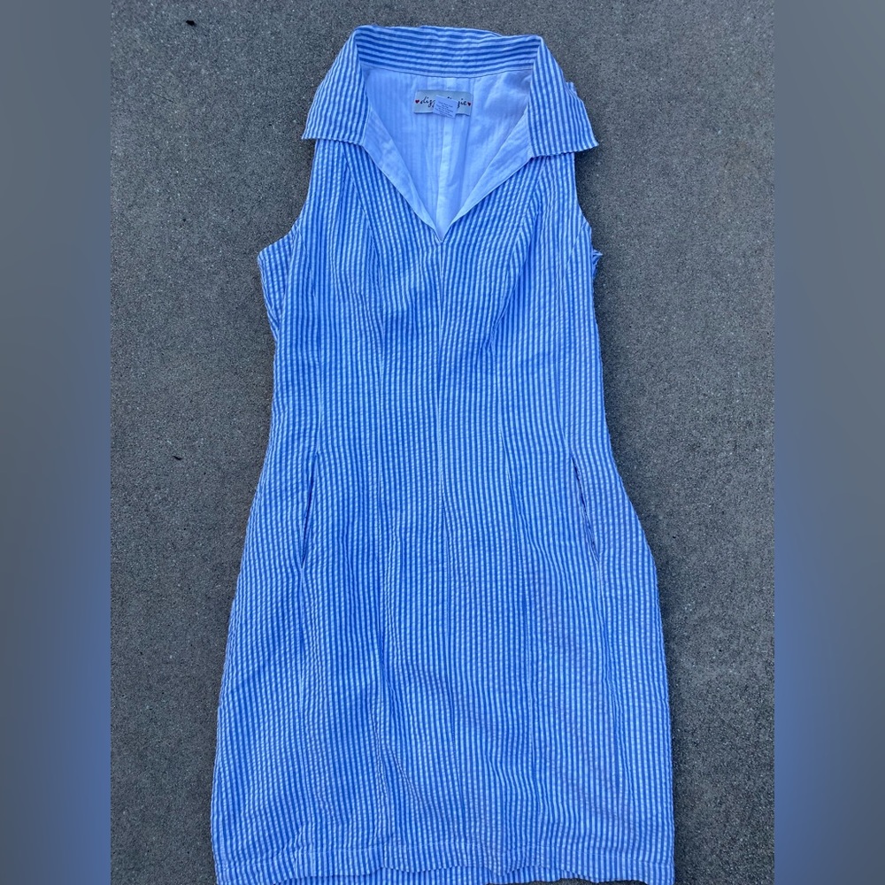 lizzy dizzy seersucker dress